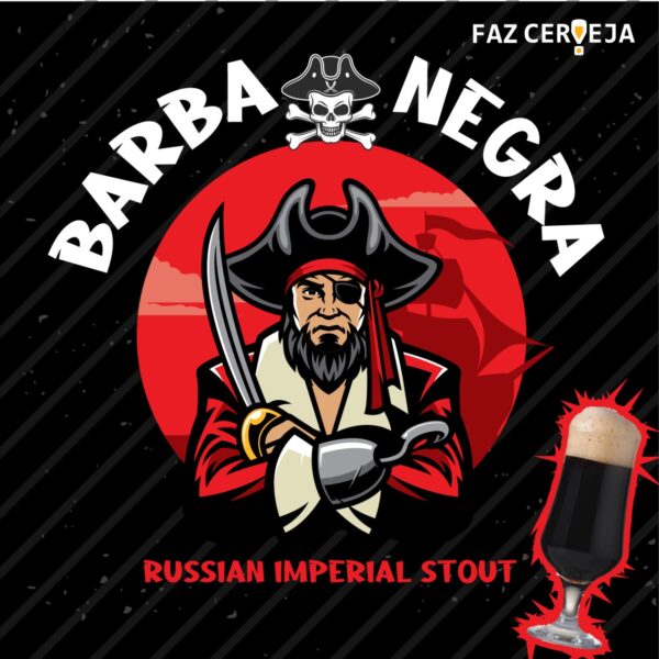 Kit Receita Cerveja 20L Barba Negra – Russian Imperial Stout (RIS)