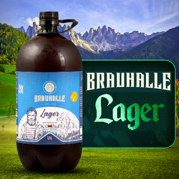 Brauhalle Lager Growler 1,5L