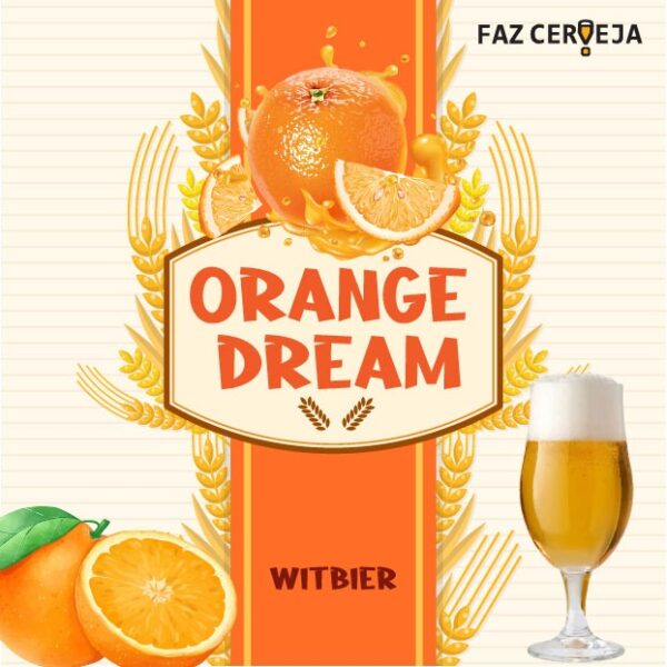 Kit Receita Cerveja 20L Orange Dream - Witbier