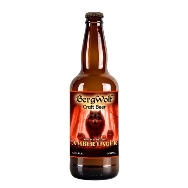 Bergwolf Amber Lager Garrafa 500ml