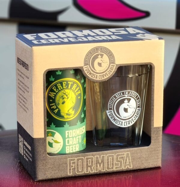 Kit Formosa Meretriz IPA 473ml + Copo Personalizado